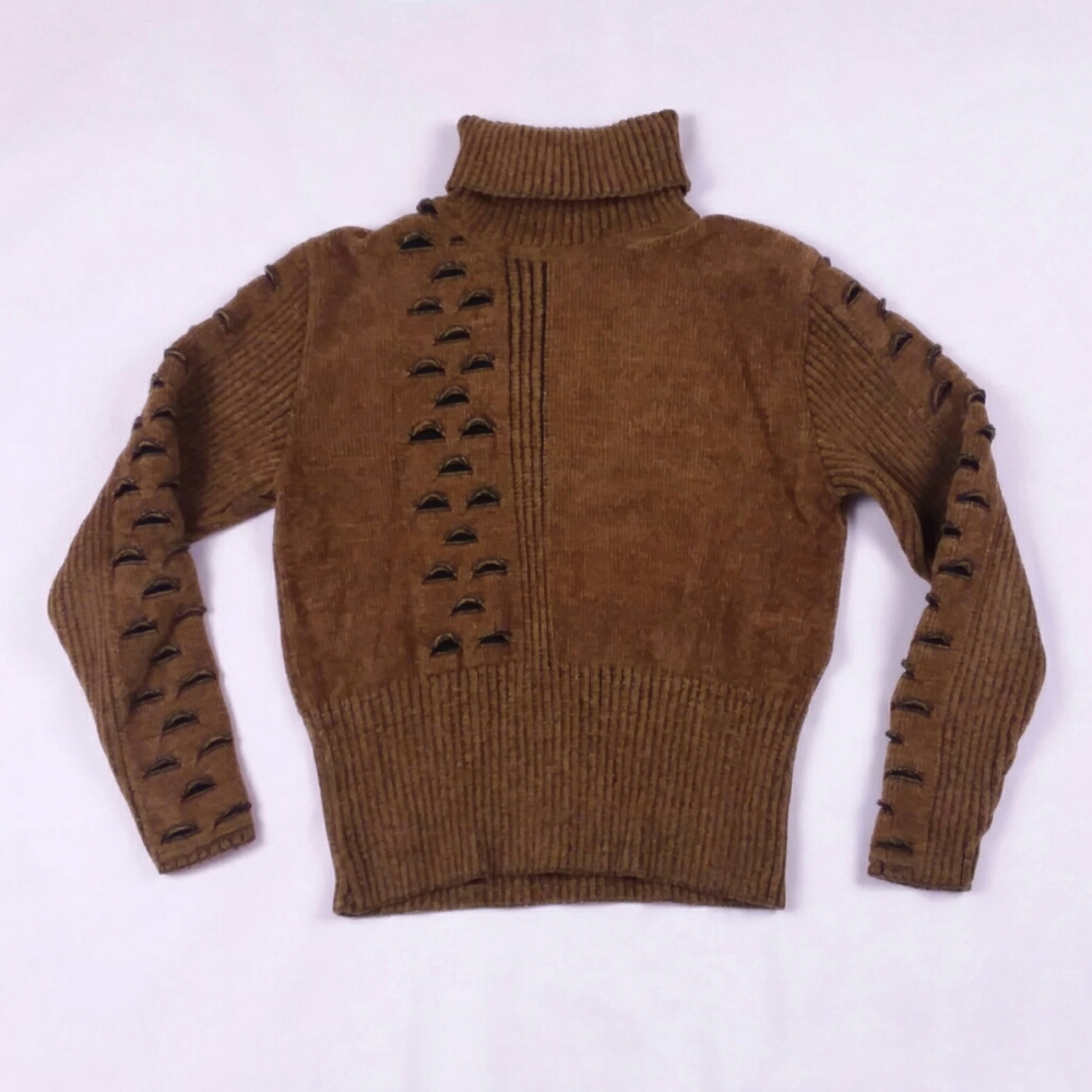 Angel Sabri Ozel Wool Blend Turtleneck Sweater M